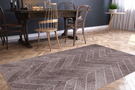 Conceptum Alfombra Jazz Chenille Brown AL 50 150 x 230 cm 100% Poliéster